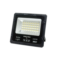 Projecteur solaire LED YIHAN 50W, lumière du jour 5000K, corps en aluminium, montage en surface, éclairage extérieur pour jardin, certifié CE, télécommande