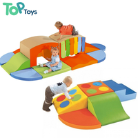 Ensemble de jeu souple Montessori multifonctionnel pour la crèche, équipement d'activités d'escalade, de ramassage et de saut pour tout-petits, aire de jeux intérieure, équipement de fête