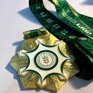 Changzhou Lencana Besar Pabrik Kustom Logam 3D Emas Perak Perunggu Medali Olahraga Sepak Bola Maraton Renang Berputar Medali Kustom