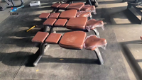 YG FITNESS YG-2032 Banc plat de musculation commercial en fer durable, capacité de 180 kg pour salle de sport
