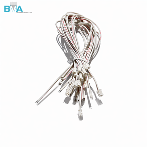 Câble ruban 2 broches, pas de 2,0 mm, fils dénudés et étamés, UL2468 26AWG 300 mm, pour interconnexion de signaux d'appareils électroniques internes - Product Image 3