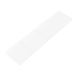 <b>Drawer</b> Organizers Transparent Adjustable Compartments For <b>Storage</b> And Organization Rectangular PP Material 4 Pack - Product Image 5