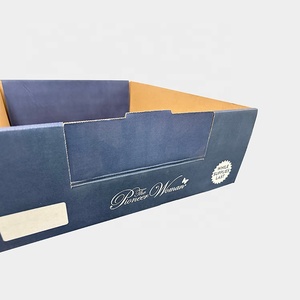Continuously Supplying Retail Household Products Packaging Box PDQ Display Corrugated Paper Tray Packaging Boxes