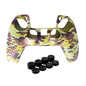 ที่มีสีสัน2022ซิลิโคนฝาครอบป้องกันสำหรับ PS5 <span class=keywords><strong>Playstation</strong></span> 5อุปกรณ์เสริมควบคุมกรณียางสำหรับ PS5นิ้วหัวแม่มือจับเชลล์ - Product Image 5