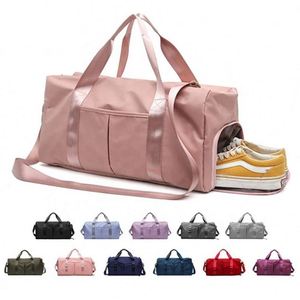 Nuevas Bolsas de Viaje Personalizadas para Gimnasio, Bolsa Impermeable Rosa para Hombre y Mujer, Equipaje de Viaje, Bolsa Deportiva - Product Image 1