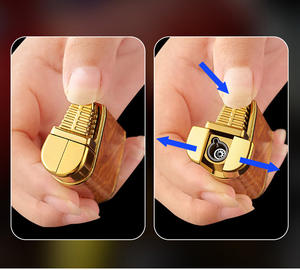 High-end iş Metal mavi alev çakmak bir anahtarlık ile eklenebilir - Product Image 6