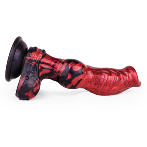 Dildo Fantasy <span class=keywords><strong>Serie</strong></span> Animali, Dildo a Ventosa a Forma di Cane da Caccia, Giocattolo per Adulti con Molteplici Metodi di Utilizzo, Utilizzabile Come Plug Anale - Product Image 3