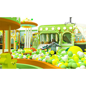 Süßigkeiten-Thema Kinderspielgeräte Spiele Weiche Indoor-Spielgeräte Großer Indoor-Spielplatz für Kinder, Vergnügungspark mit Rutschen - Product Image 3