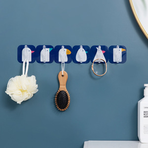 Damage-Free <strong>Hooks</strong> - No Drill <strong>Adhesive</strong> Wall <strong>Hooks</strong>, Holds 5kg/11lbs, Removable Without Residue for <strong>Tile</strong>, Bathroom, Kitchen - Product Image 2