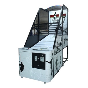 Machine de jeu de basket-ball d'arcade commerciale d'intérieur pliable <span class=keywords><strong>Pop</strong></span> a Shot Coin Pusher Dual Hoop Amusement Park Sale - Product Image 3