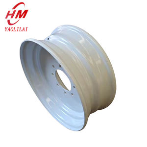 Aleación de aluminio cromado semi camión usado para llanta de acero y aluminio 22,5x11,75 pulgadas para llantas sin cámara de camión 8 agujeros 6,0x17,5 - Product Image 5