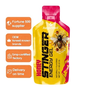 AegleWell OEM <span class=keywords><strong>Gel</strong></span> Energético Deportivo de Miel Natural, Suplemento para Entrenamiento de Resistencia que Proporciona Energía Sostenida y Soporte Antioxidante, Sin GMO - Product Image 1