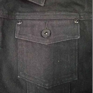 Wholesale Custom Logo Fashion Denim Men <strong>Jackets</strong> Outwear Men <strong>Black</strong> Denim <strong>Jean</strong> <strong>Jacket</strong>/canvas <strong>Jacket</strong> Mens - Product Image 6