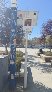 स्वचालित मौसम पर्यावरण मॉनिटर शोर हवा की गति और दिशा pm2.5 pm10 तापमान और आर्द्रता - Product Image 6