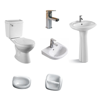 Cuvette de toilettes moderne 2025 en céramique à double chasse avec siphon en S, drainage facile et double fonction de rinçage