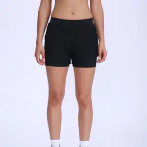 two in one jogging QUICK dry fitness women's shorts
