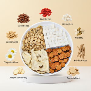 Thé détoxifiant aux herbes mélangées pour le soin du foie, thé au chrysanthème |   Récupération <span class=keywords><strong>holistique</strong></span> du bien-être |   Détoxification naturelle et soutien biologique pour la santé des yeux - Product Image 2