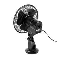 Ventilateur de refroidissement pour voiture avec support à ventouse et prise allume-cigare