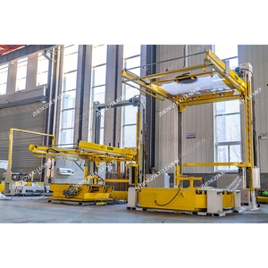 Tự động trực tuyến hàng đầu phim thu nhỏ máy bao bì Stretch Wrap máy các nhà sản xuất Pallet <span class=keywords><strong>wrapper</strong></span> với Top tấm để bán - Product Image 6