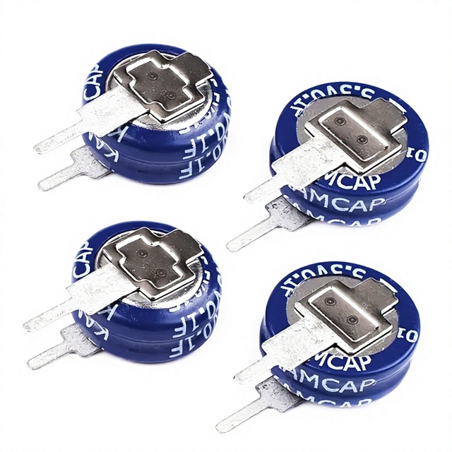 Super Capacitor 5.5V 0.22F V/H/C-type High Power Button Type Golden CBH Series Long Life Endurance Consumer Double Layer