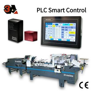 580-CQT Automatic Cold Glue Electric <b>Box</b> <b>Folder</b> Gluer High Speed Compact Design Small <b>Box</b> Folding Machine - Product Image 1