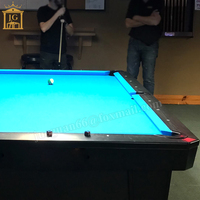 Vente directe usine Table de billard/snooker diamant personnalisée 9 pieds avec système de retour automatique, rail silencieux, qualité tournoi