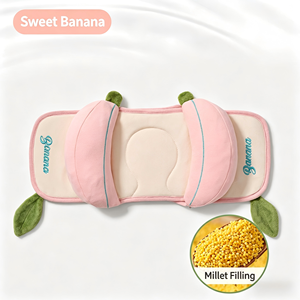 Almohada de Algodón Personalizada en Stock <span class=keywords><strong>para</strong></span> Bebés, Correctora de Posición, Anti-Pliegue de <span class=keywords><strong>Cabeza</strong></span>, Ajustable <span class=keywords><strong>para</strong></span> Dormir de Lado, <span class=keywords><strong>para</strong></span> Recién Nacidos - Product Image 4