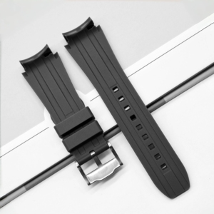 Correas de reloj de pulsera de goma de silicona de liberación rápida con extremo curvo de 20mm Correa Moonswatch para <span class=keywords><strong>Omega</strong></span> X <span class=keywords><strong>Swatch</strong></span> - Product Image 4