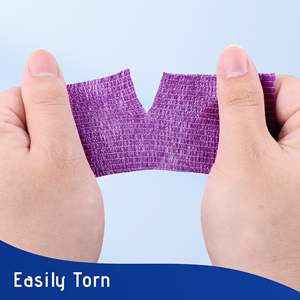 Enveloppe vétérinaire autocollante, <span class=keywords><strong>bande</strong></span> <span class=keywords><strong>de</strong></span> poignet adhésive auto-adhérente pour sports athlétiques extensibles - Product Image 3