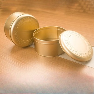 Boîte en étain ronde pour pâtisserie RTS, boîte en étain sablée, boîte à biscuits, boîte à bonbons, boîte à mousse, boîte <span class=keywords><strong>d</strong></span>'emballage pour en-cas - Product Image 2