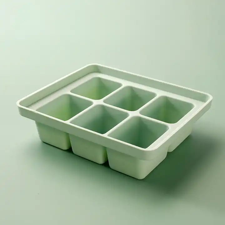 round Silicone Ice Trays for Freezer Garnish Tray with Freezer