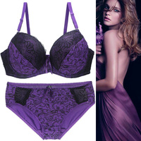 Ventas directas de fábrica Pedido original Sexy Tallas grandes Conjunto de Sujetador de encaje Exclusivo para la venta caliente