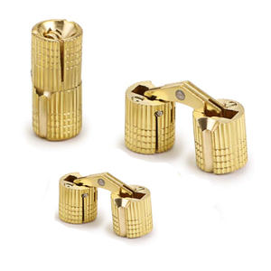 사용자 정의 구리 배럴 경첩 가구 보석 상자 숨겨진 보이지 않는 황동 경첩 CNC 가공 와이어 EDM 숨겨진 캐비닛 하드웨어 - Product Image 1