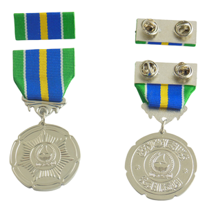 Medalla de Metal conmemorativa del Premio de los Emiratos Árabes Unidos Dubai, Arabia Saudita, Pakistán, personalizado de fábrica, con logotipo 3D, medallas de Honor con caja de cuero - Product Image 4
