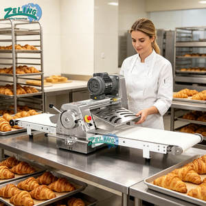 Machine à étaler la pâte de table professionnelle 450 mm à <span class=keywords><strong>prix</strong></span> <span class=keywords><strong>d</strong></span>'usine pour pizza et croissants - Product Image 1
