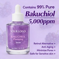 Sérum pour le visage au rétinol en marque privée, éliminateur instantané des rides, lifting, resserrement, sérum repulpant au bakuchiol