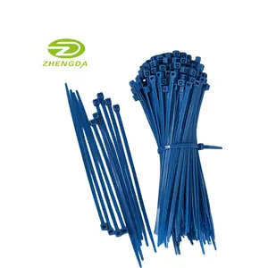 ZD 100 Pcs Pack Attache de câble en nylon autobloquante solide en plastique résistant attaches zippées ne se casse jamais 40 LB 10 pouces