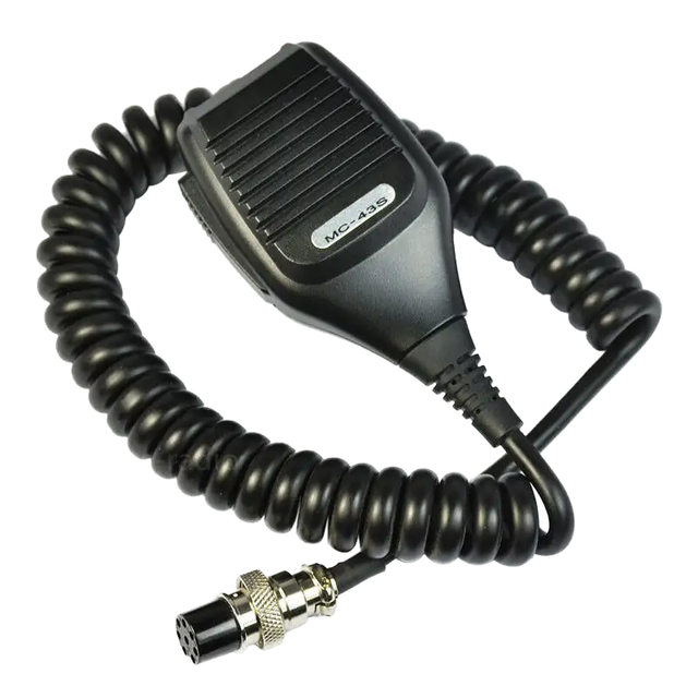 Car Radio Dynamic Headset Microphone MC-43S XLR Wired Portable for Kenwood Two Way Radios TS-480SAT TM-231TM-241TM-531 TS-590S