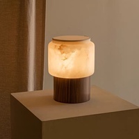 Lampe de table en marbre espagnol haut de gamme modèle chambre Art décoration lampe de table salon chambre étude lampe