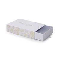 Boîte d'emballage personnalisée recyclable pour lingerie avec pelliculage mat, dorure à chaud, revêtement UV, vernis et gaufrage pour sous-vêtements, chaussettes et fourrures