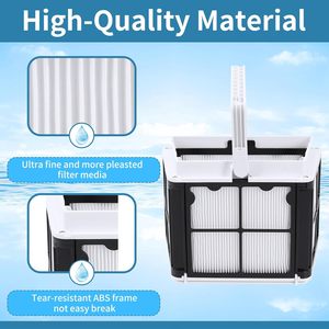Panier filtrant domestique ultra-fin et écologique Nettoyeurs de piscine <span class=keywords><strong>Dolphin</strong></span>-Compatible <span class=keywords><strong>E10</strong></span> Nautilus CC Proteus DX3 Etc.-Manuel en plastique - Product Image 3