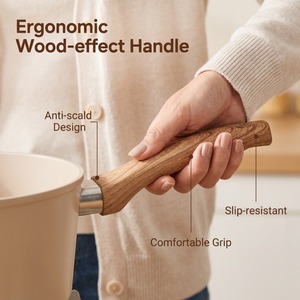 Juego de <span class=keywords><strong>Ollas</strong></span> y Sartenes Antiadherentes Premium, Certificación LFGB, Juego de Utensilios de Cocina de Aluminio Personalizado para el Hogar - Product Image 3