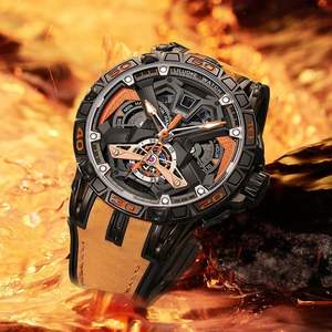 Nouvelle montre de luxe pour homme LILUOKE 9017, mouvement à quartz, étanche, bracelet en silicone, style sportif et tendance, 40 mm, 2026 - Product Image 4