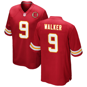 2026 Rood Kansas City Jersey Custom American Football Shirts Gestikte Geborduurde Jeugd Uniformen Sportkleding met Logo's - Product Image 2