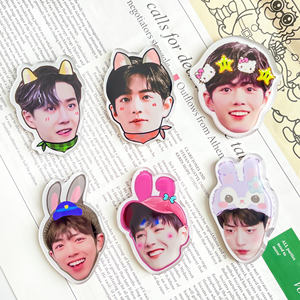 Fabrika promosyon akrilik Anime buzdolabı mıknatısları özel baskılı LOGO akrilik manyetik buzdolabı hatıra hediye - Product Image 4