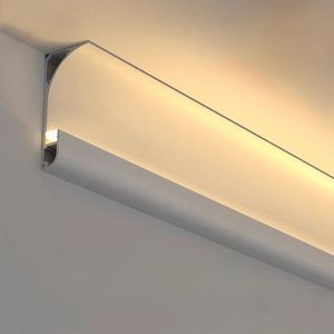 Nouveau profilé LED en aluminium blanc pour éclairage de plafond, extrusion en alliage d'aluminium, profilé LED pour plafond - Product Image 5
