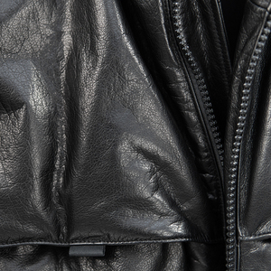 NAFA Veste en duvet matelassée très chaude en cuir de vachette véritable pour hommes par temps froid <span class=keywords><strong>d</strong></span>'<span class=keywords><strong>hiver</strong></span> - Product Image 4