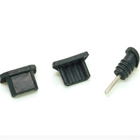 Couvercle de prise usb de type c en caoutchouc de silicone personnalisé Anti-poussière, couvercle de prise micro usb étanche joint carré en caoutchouc de silicone
