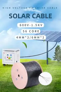 Energia Solar energia solar ul4703 estanhado condutor de cobre 100 200 metros por rolo para poder cabo de energia fotovoltaica