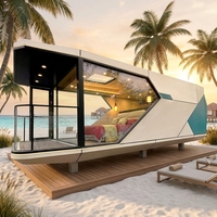 Maison conteneur en acier JY de 20 pieds - Écologique, étanche, installation facile, modulaire, portable, design moderne, pour resorts de glamping